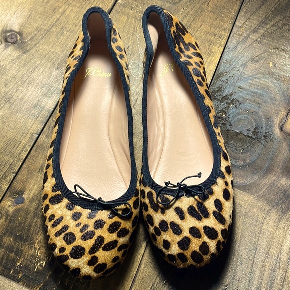 JCrew Animal Print Flats